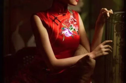 杭州红色旗袍写真,杭州红色印记写真集